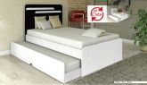 Cama solteiro c/auxiliar cod.048